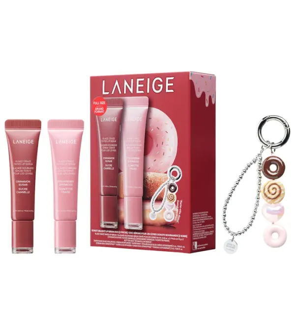 Набір LANEIGE Glaze Craze Donut Delight Hydrating Tinted Lip Serum Duo