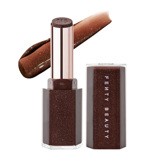 Глянцева помада-блиск Fenty Beauty Gloss Bomb Stix High-Shine Gloss Stick — відтінок Hot Chocolit