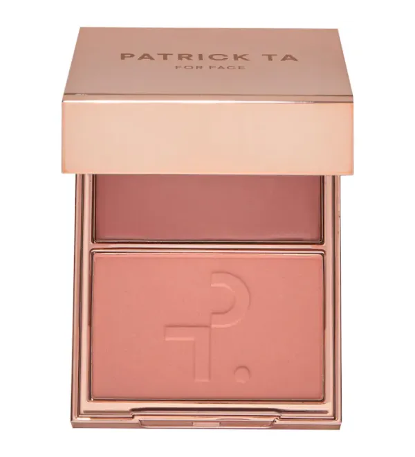 Палетка рум'ян Patrick TA  Double-Take Crème & Powder Blush Blush Duo - відтінок Not Too Much