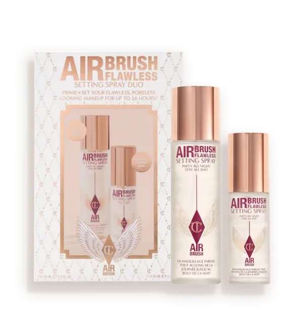 Лімітований набір фіксаторів макіяжу Charlotte Tilbury Airbrush Flawless Setting Spray Duo (100 мл + 34 мл)