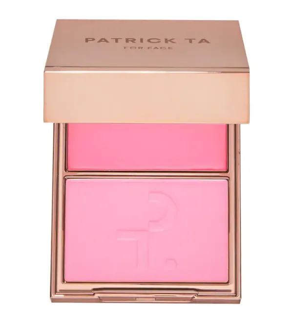 Палетка рум'ян Patrick TA – Double-Take Crème & Powder Blush Blush Duo - відтінок Just Enough