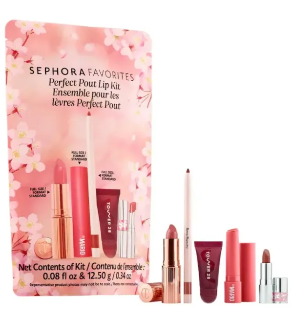 Набір для губ Sephora Favorites Perfect Pout Lip Kit