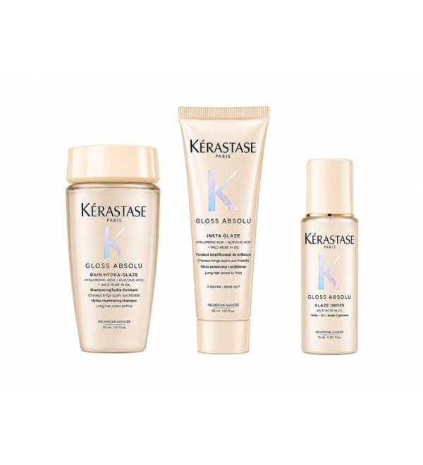 Набір Kérastase Paris Gloss Absolu Anti-Frizz Discovery Set