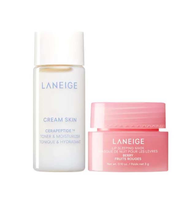 Набір Laneige Cream Skin & Lip Sleeping Mask Duo