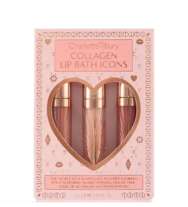 Набір блисків для губ Charlotte Tilbury Collagen Lip Bath Icons Kit